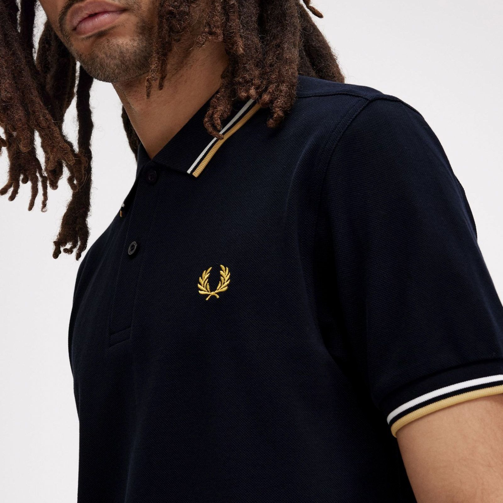 【FRED PERRY】Ls Twin Tipped Polo Shirt Fred Perry Twin Tipped Polo Shirt Men | Plutosport